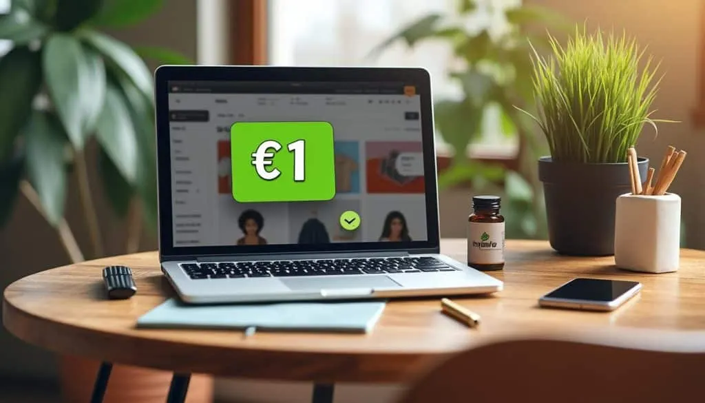 profitez de l'offre exceptionnelle shopify à seulement 1 euro par mois pendant 3 mois et lancez votre boutique en ligne facilement et à petit prix.